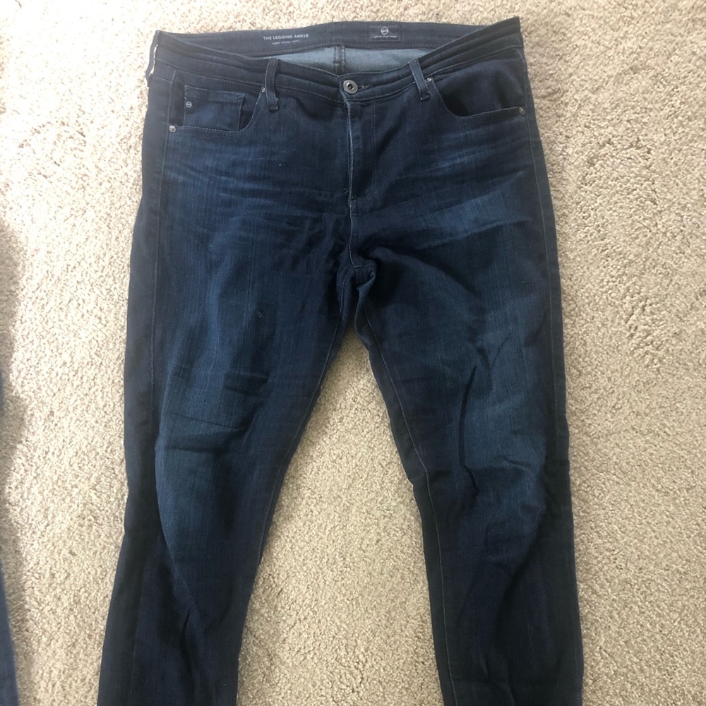 AG skinny jeans (dark wash)